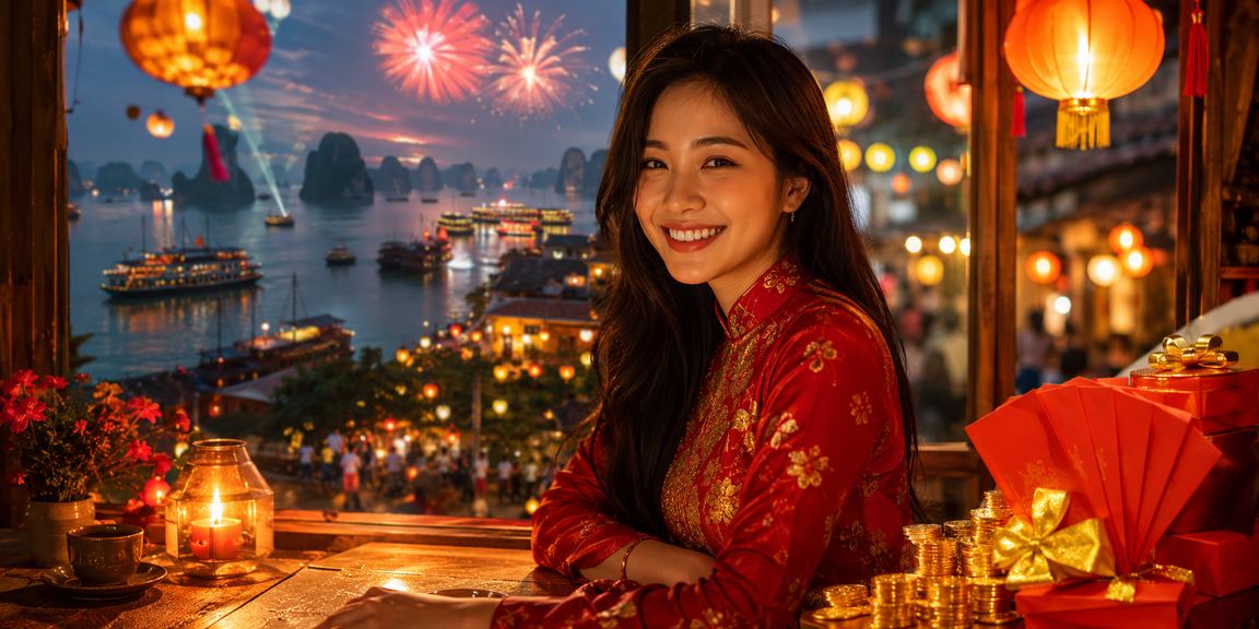 Người dùng xem thông tin thưởng và phong bì đỏ tại Hội An